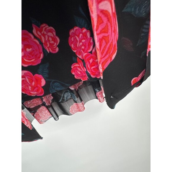 Matilda Jane top tunic womens size medium Long Sleeve winter blooms floral knit - Picture 4 of 7